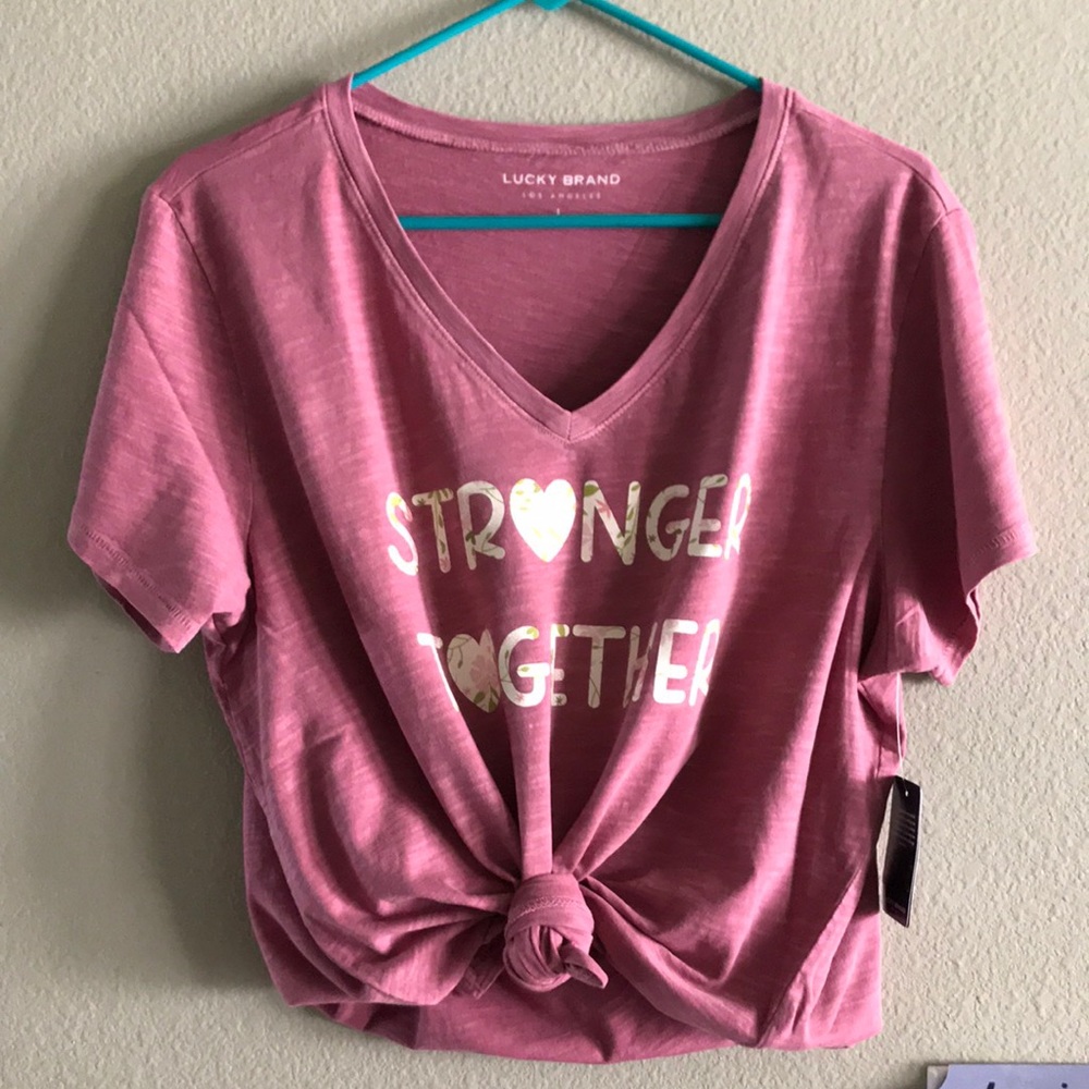 New Lucky 🍀 Women’s “Stronger Together” Love Tee